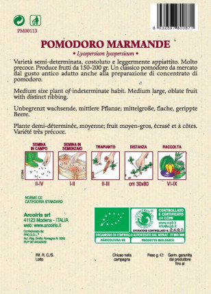 Pomodoro Marmande - Sementi Biologiche